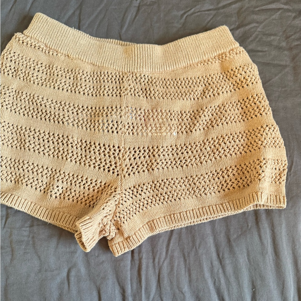 Roxy crocheted coverup shorts
